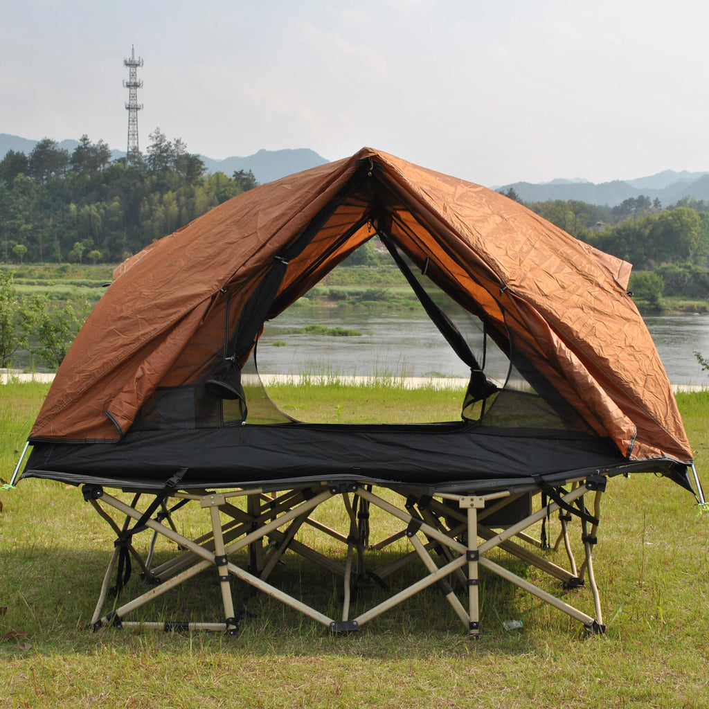 Upgrade Hubba Design Tent,2-in-1 Ultralight 2 Person Camping Tent Include Groundsheet, Double Layer Camp Bed Tent