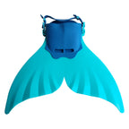 Adjustable Mermaid Tail Monofin Diving Kids Swimming Flip Training One Piece Fins Whale Tail Teenagers Water Sports Equipment