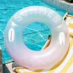 Rooxin Adult Swim Ring Pool Float Swim Tube Thickened Inflatable Swimming Ring Tube Water Park Swimming Circle For Adult Teen