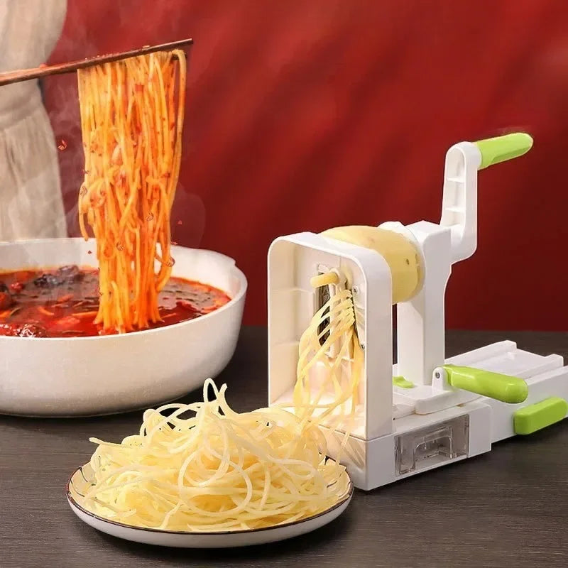 Vegetable Grater Potato Spiral Slicer Whirlwind Fruit Vegetable Spiral Machine Noodle Maker Multifunctional Kitchen Gadgets