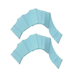 1 Pair Frog Style Silicone Hand Swim Fins Flippers Unisex Finger Webbed Gloves Paddle Water Sports Swimming Training Equipment