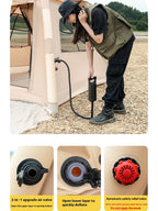 Large Camping Outdoor Air Tent for 4-5 People Air Shelter Dome Tent Family Hiking Inflatable One-touch Tent