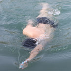 1 Pair Frog Style Silicone Hand Swim Fins Flippers Unisex Finger Webbed Gloves Paddle Water Sports Swimming Training Equipment