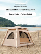 Large Camping Outdoor Air Tent for 4-5 People Air Shelter Dome Tent Family Hiking Inflatable One-touch Tent