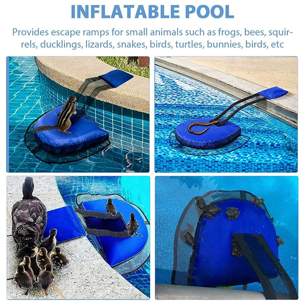 Swimming Pool Auxiliary Animal Landing Escape and Rescue Channel Animal Escape Inflatable Ladder Rescue Channel