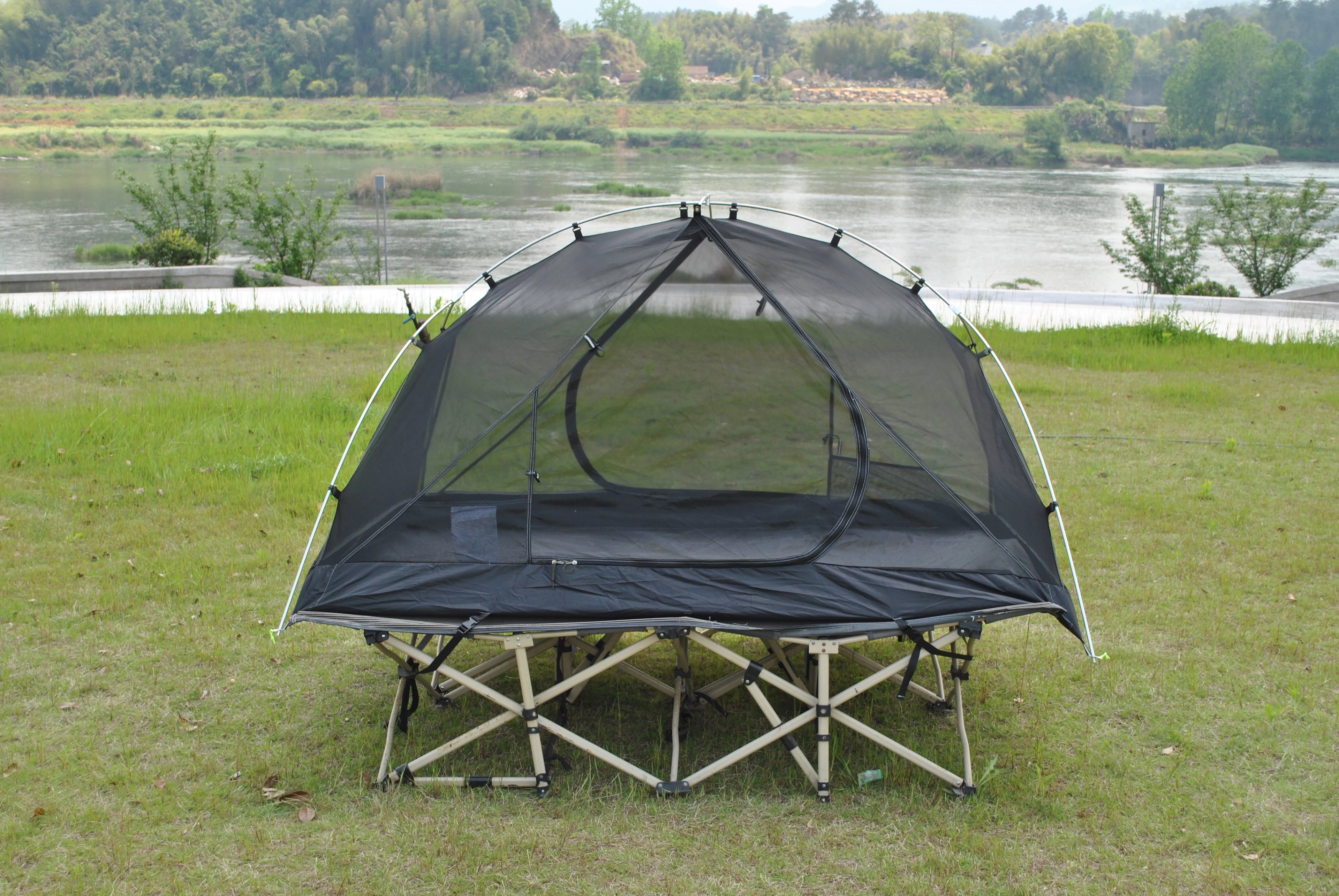 Upgrade Hubba Design Tent,2-in-1 Ultralight 2 Person Camping Tent Include Groundsheet, Double Layer Camp Bed Tent