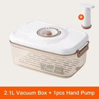 Vacuum storage box sealed grain tank household fresh-keeping box refrigerator drainable food storage container Kitchen Organizer