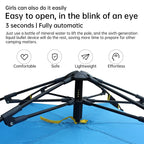 2-4 Person Camping Tent Fully Automatic Quick Opening Tent Outdoor Folding Tent Rain Proof Sun Proof Portable Home Tent
