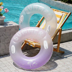 Rooxin Adult Swim Ring Pool Float Swim Tube Thickened Inflatable Swimming Ring Tube Water Park Swimming Circle For Adult Teen