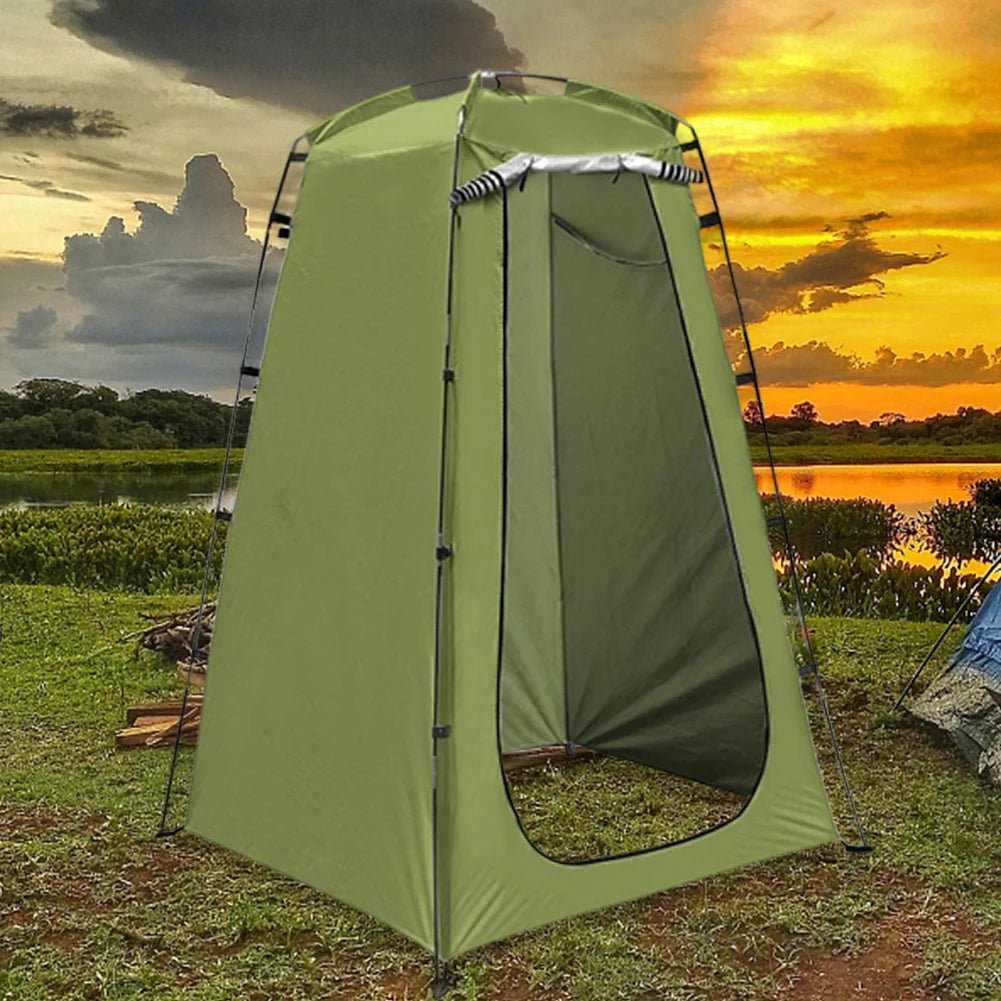 Sunshade Bathing Tents Folding Beach Privacy Shelter Tent Waterproof UV Protection Tear-resistant for Hiking Fishing