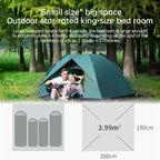 2-4 Person Camping Tent Fully Automatic Quick Opening Tent Outdoor Folding Tent Rain Proof Sun Proof Portable Home Tent