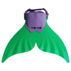 Adjustable Mermaid Tail Monofin Diving Kids Swimming Flip Training One Piece Fins Whale Tail Teenagers Water Sports Equipment
