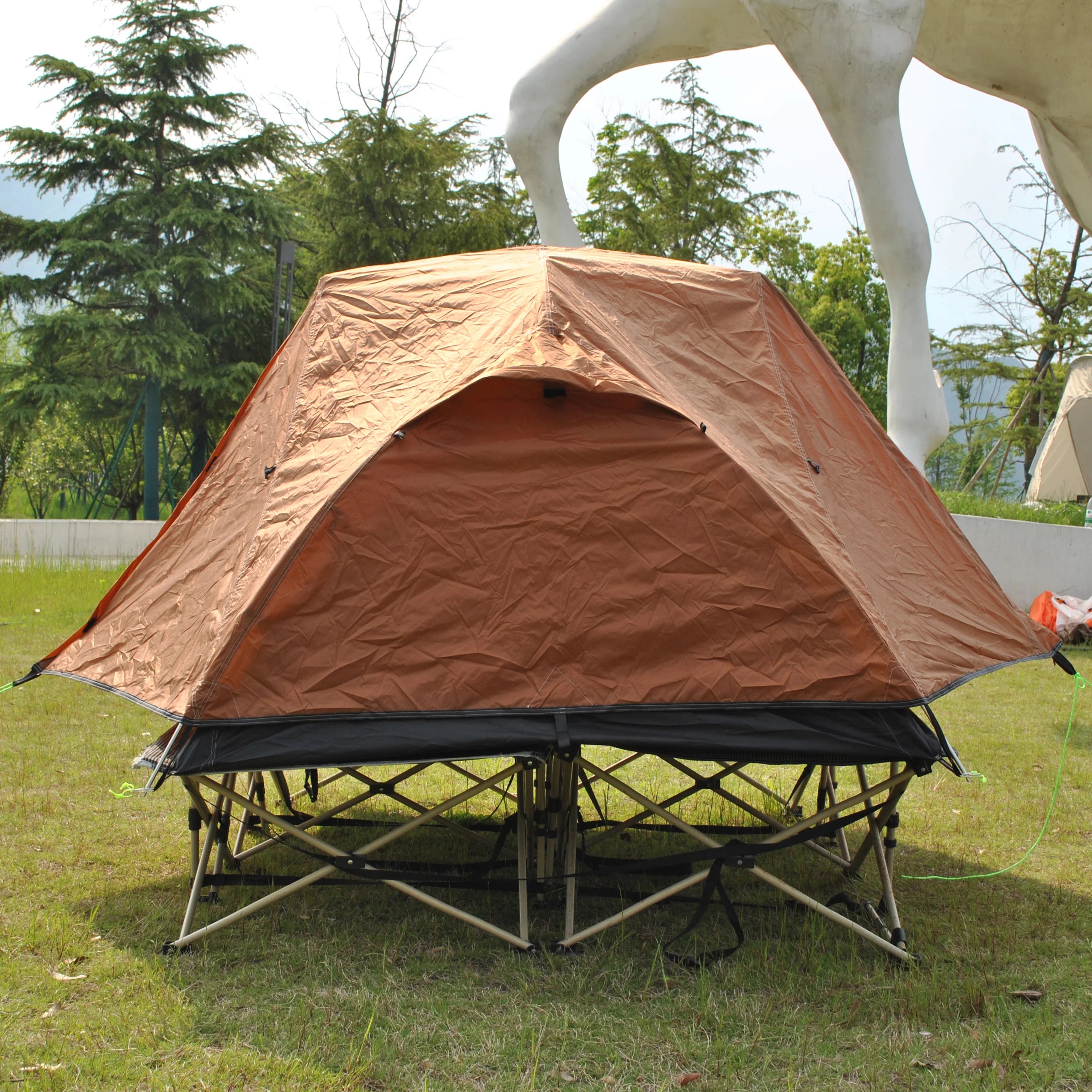 Upgrade Hubba Design Tent,2-in-1 Ultralight 2 Person Camping Tent Include Groundsheet, Double Layer Camp Bed Tent