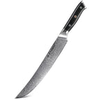 TURWHO Japanese Carving Knife Real 67 Layer Damascus Steel Cook Tools Sharp VG10 Core Kitchen Ham Cleaver Butcher Slicing Knives