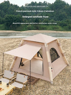 Large Camping Outdoor Air Tent for 4-5 People Air Shelter Dome Tent Family Hiking Inflatable One-touch Tent