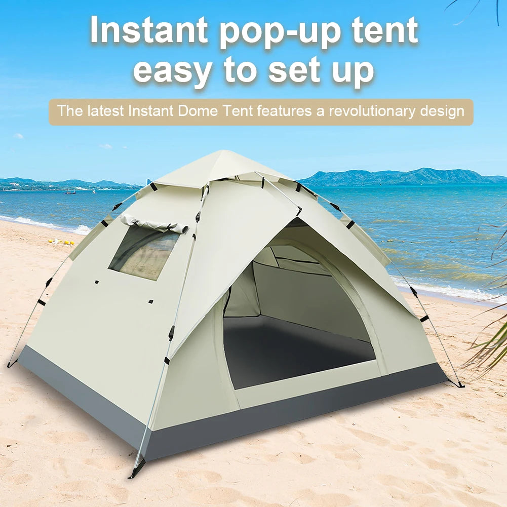 Fully Automatic Sunshade Tent Lightweight Portable Tent Easy Set Up Tent for Hiking Backpacking Camping