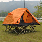 Tent Cot Folding Off the Ground Waterproof Camping Sleeping Bed with Rain Cover Not Included the Bed
