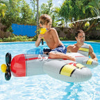 New Seaplane Children's Inflatable Pool Play Water Entertainment Creative Personality Fun Mounts pool float beach accessories