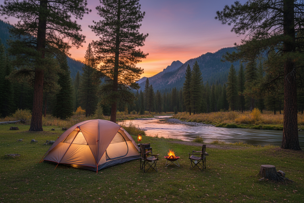 need slider image for camping tent